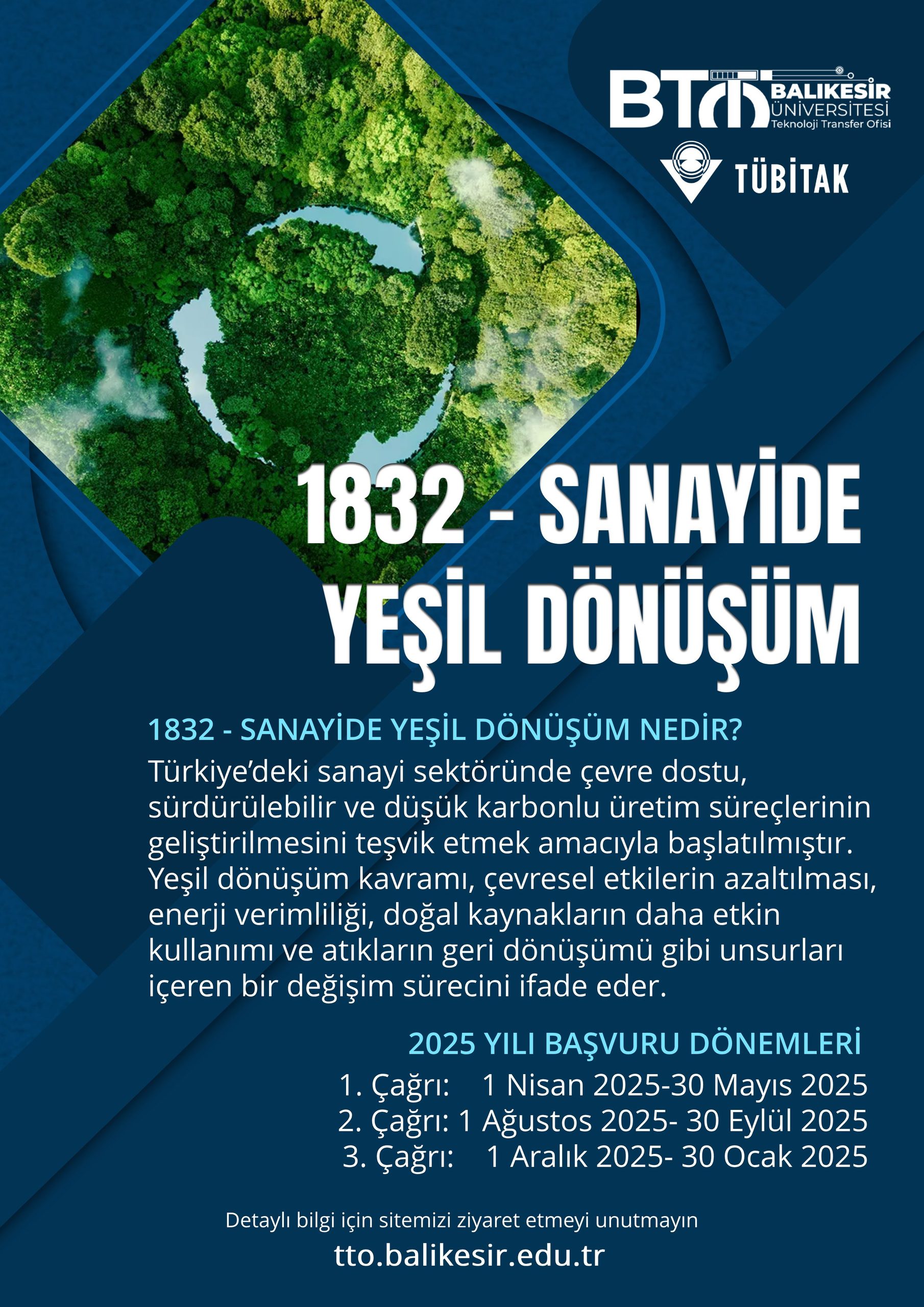 TÜBİTAK 1832 - Sanayide Yeşil Dönüşüm Projesi 1