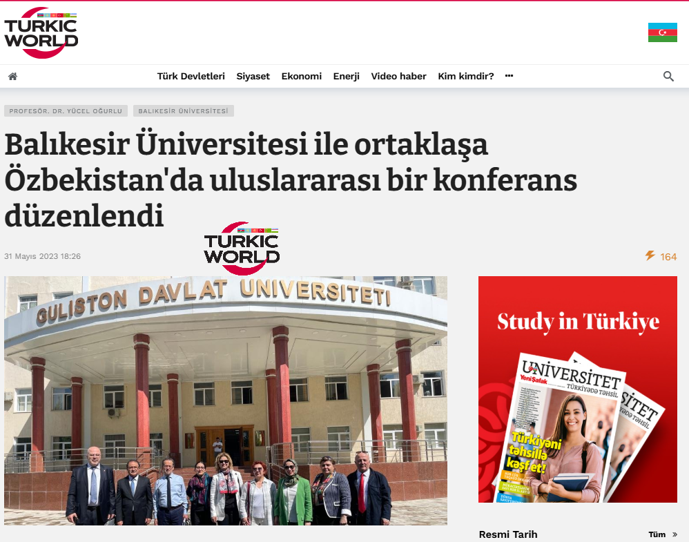 Özbekistan'da uluslararası bir konferans düzenlendi 