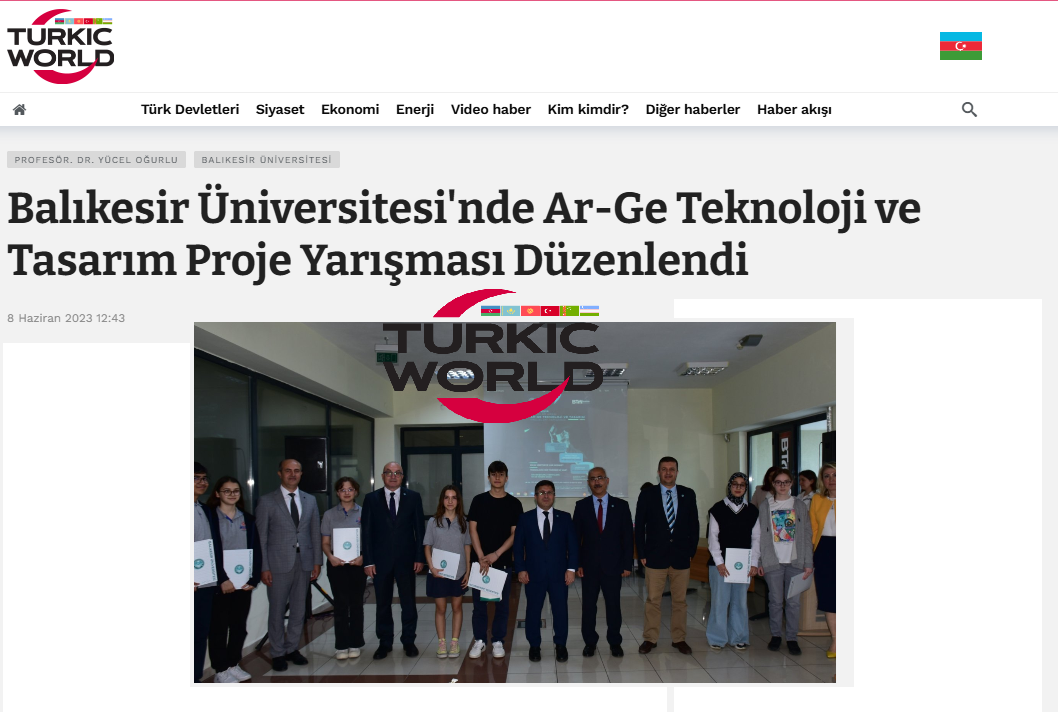 Balıkesir Üniversitesi'nde Ar-Ge Teknoloji ve Tasarım Proje Yarışması Düzenlendi 