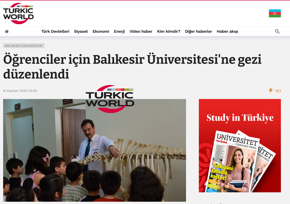 Öğrenciler için Balıkesir Üniversitesi'ne gezi düzenlendi 