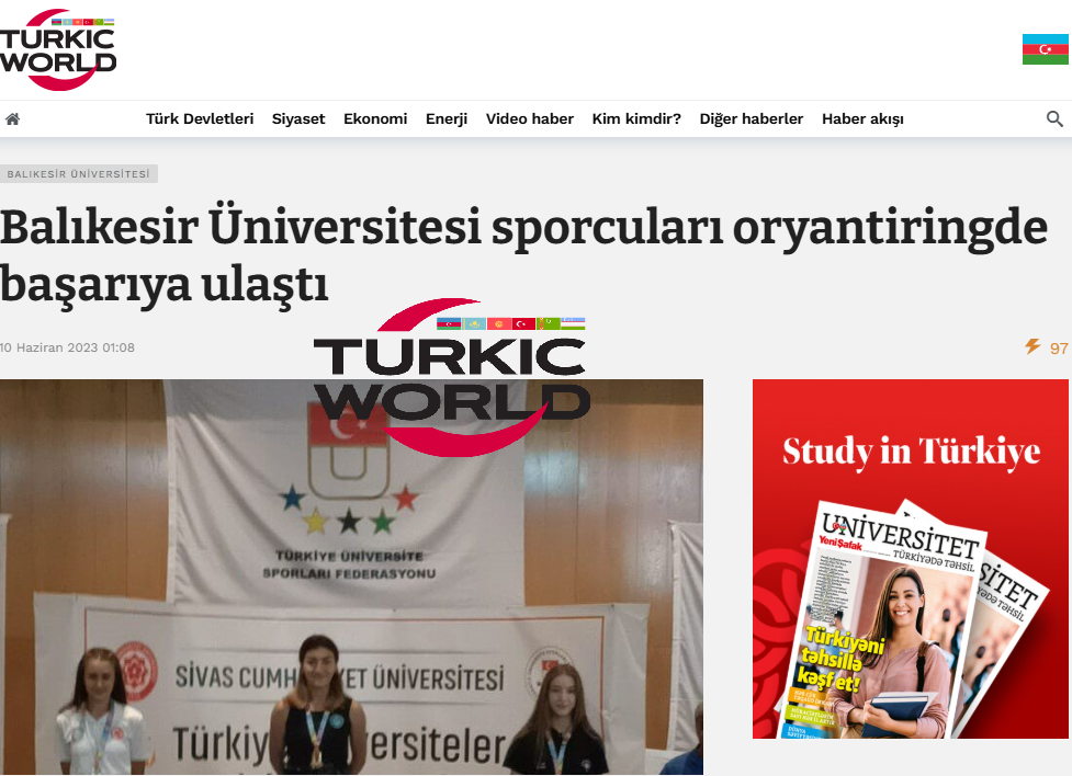 Balıkesir Üniversitesi sporcuları oryantiringde başarıya ulaştı