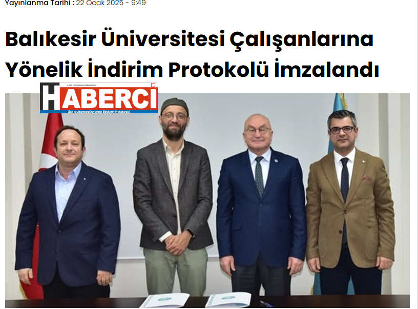 Balıkesir Üniversitesi Çalışanlarına Yönelik İndirim Protokolü İmzalandı