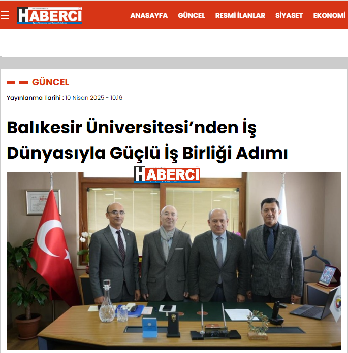 Balıkesir Üniversitesi’nden İş Dünyasıyla Güçlü İş Birliği Adımı