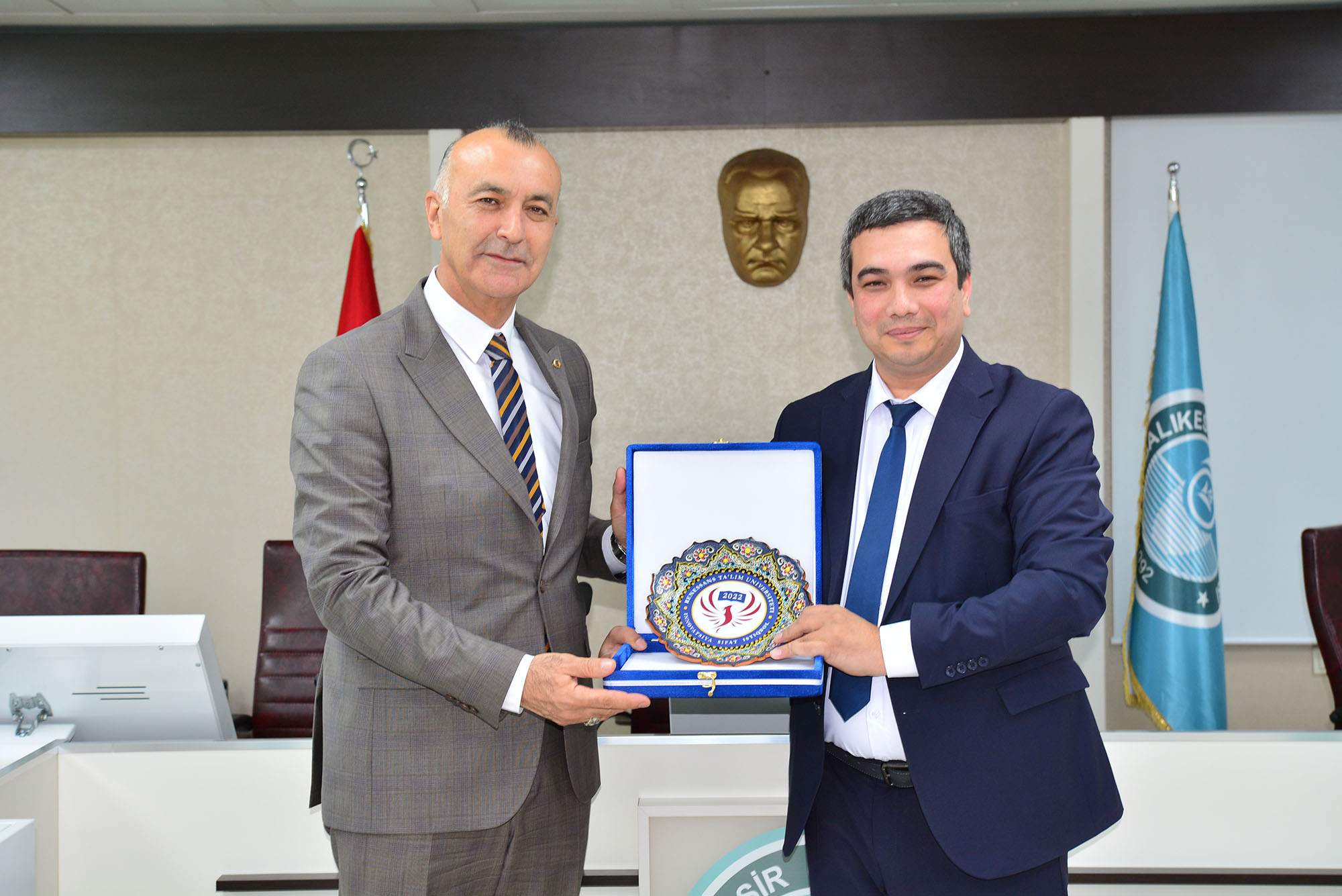 BAÜN’de Akademik Programa Katılan Özbekistanlı Akademisyenlere Sertifikaları Takdim Edildi 10