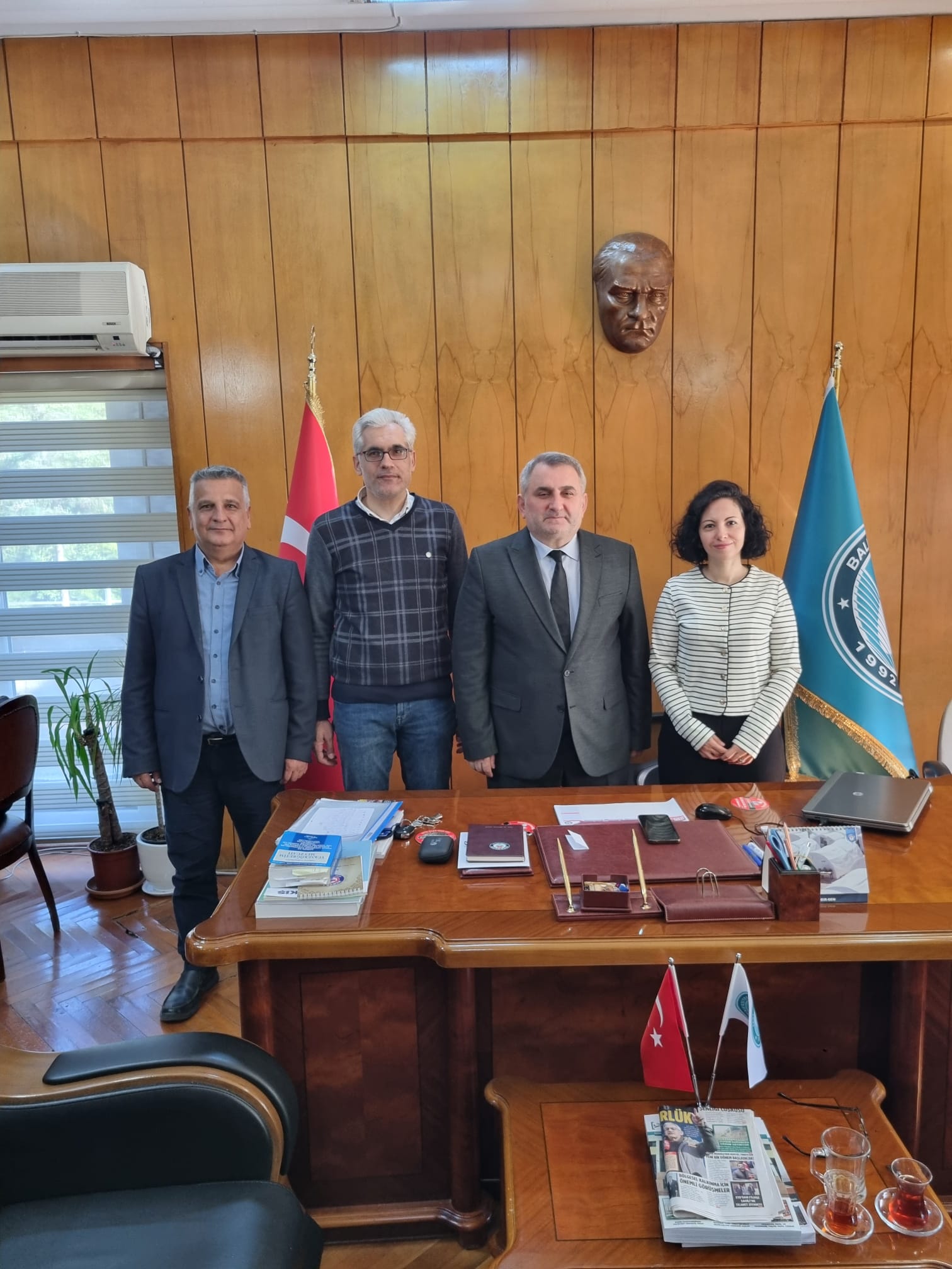Fakültemiz Dekanı Sayın Prof. Dr. İbrahim Aydın'a Rektörlük Görevi