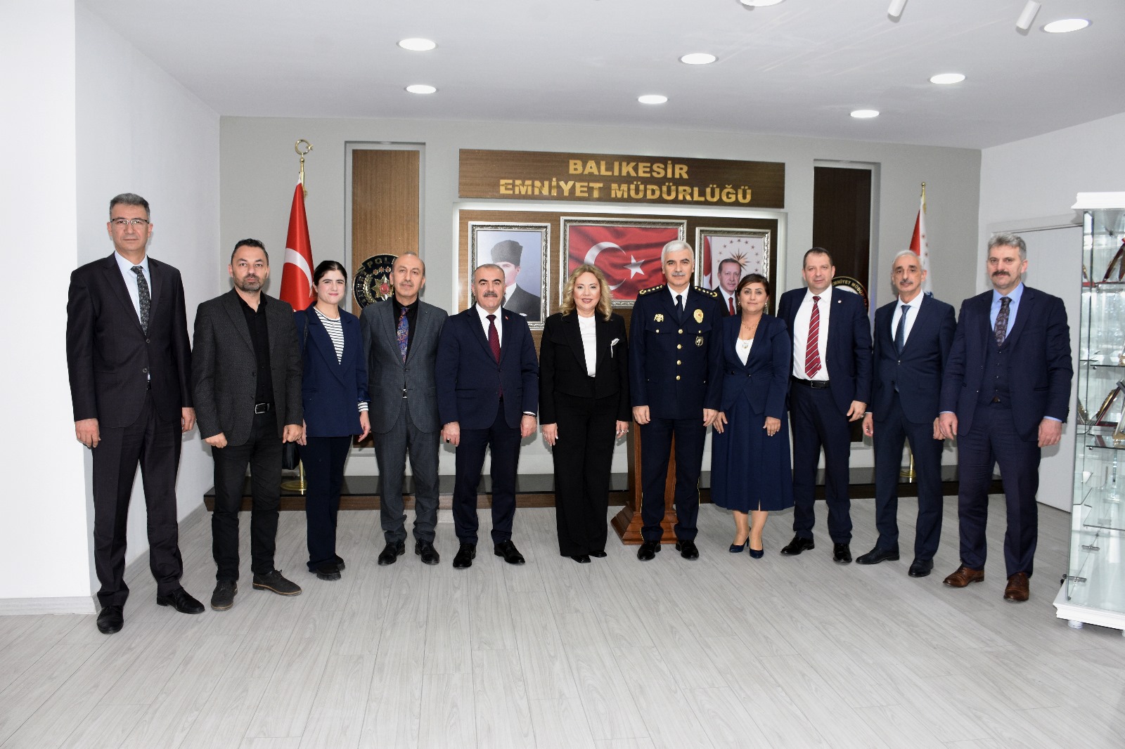 Balıkesir MYO Danışma Kurulunun İl Emniyet Müdürlüğü Ziyareti