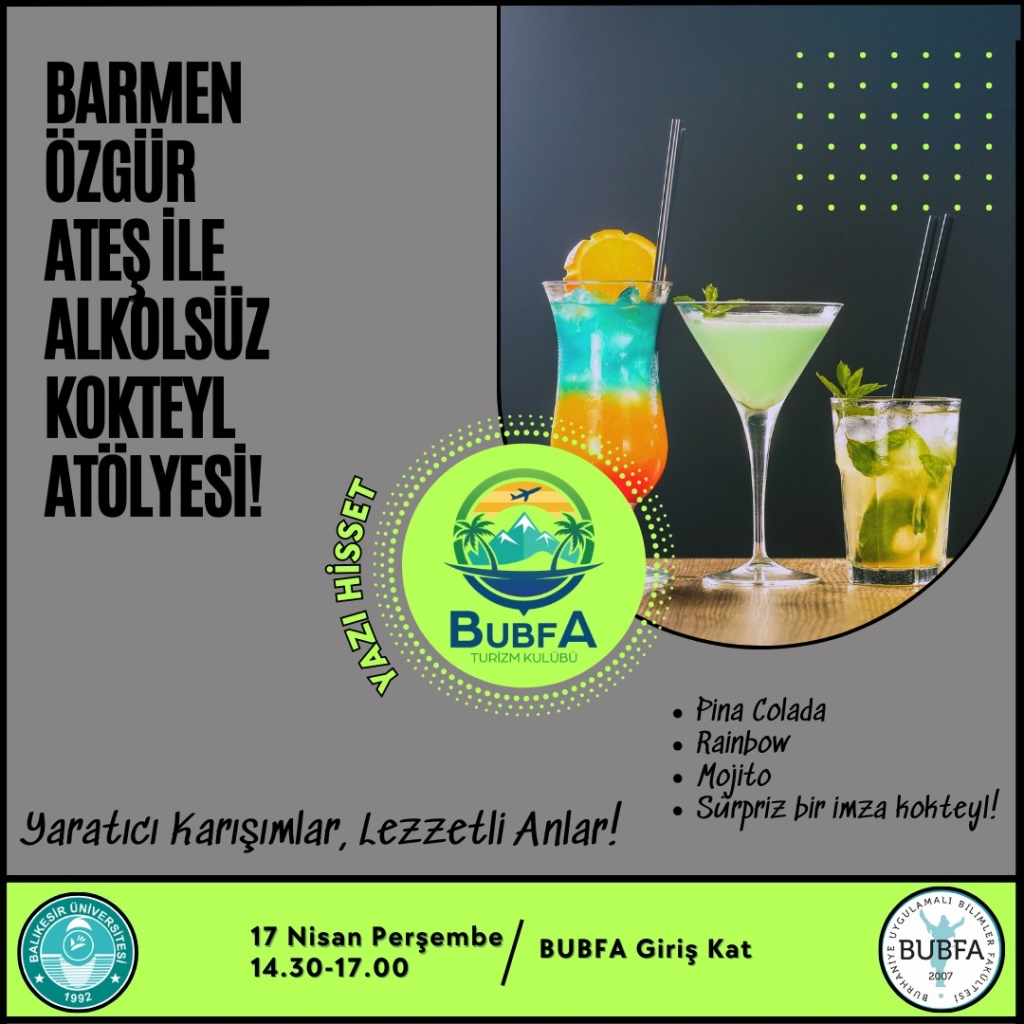 BUBFA Turizm Haftası 2025'e Hazır! 16-17 Nisan'da Kampüste Festival Havası Esecek 7