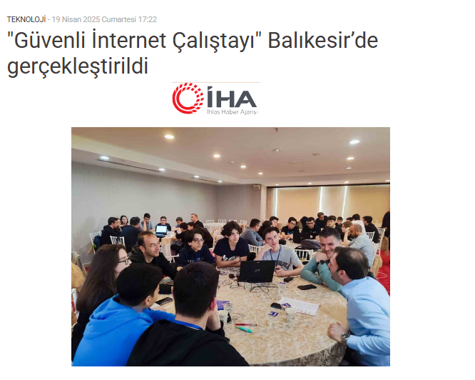 "Güvenli İnternet Çalıştayı" Balıkesir’de gerçekleştirildi.