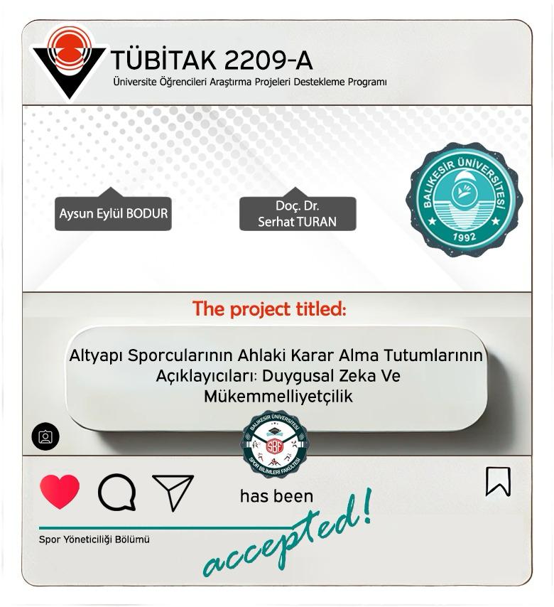 Spor Yöneticiliği Bölümü Öğrencilerinin TÜBİTAK Başarısı 9
