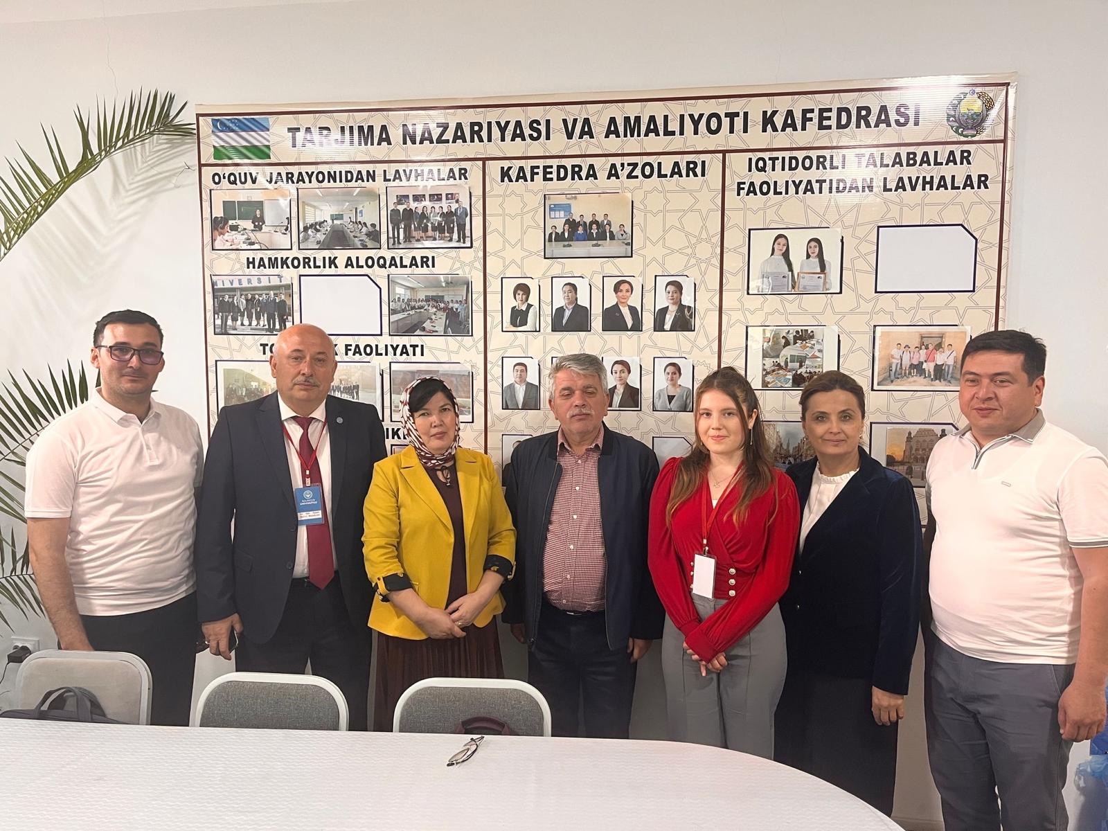 Türk Dünyası Akademik İş Birliği Kapsamında Yabancı Diller Yüksekokulu’ndan Özbekistan Ziyareti 12