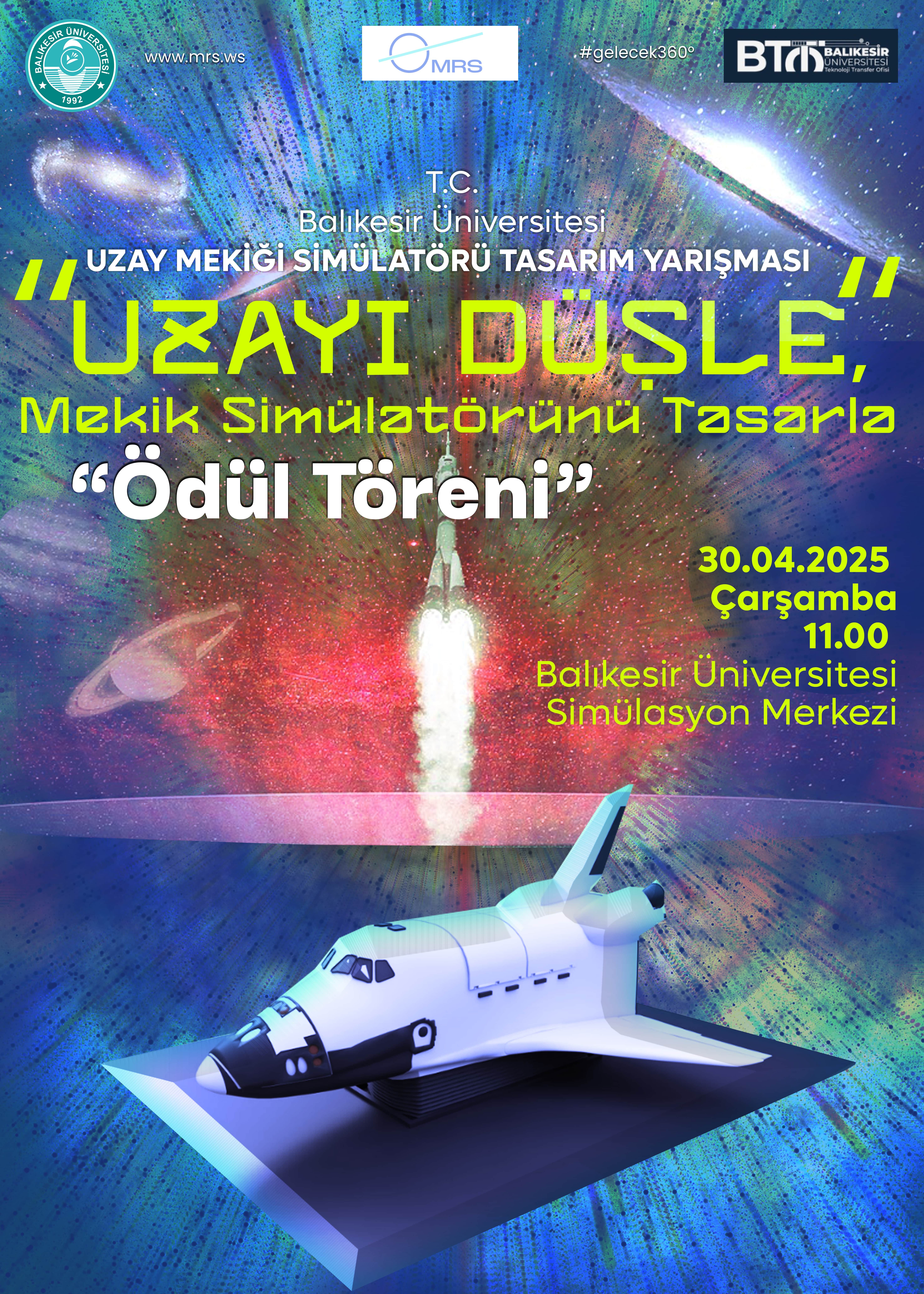 Uzayı Düşle Mekik Simülatörünü Tasarla Yarışması Ödül Töreni - 30 Nisan 2025 1