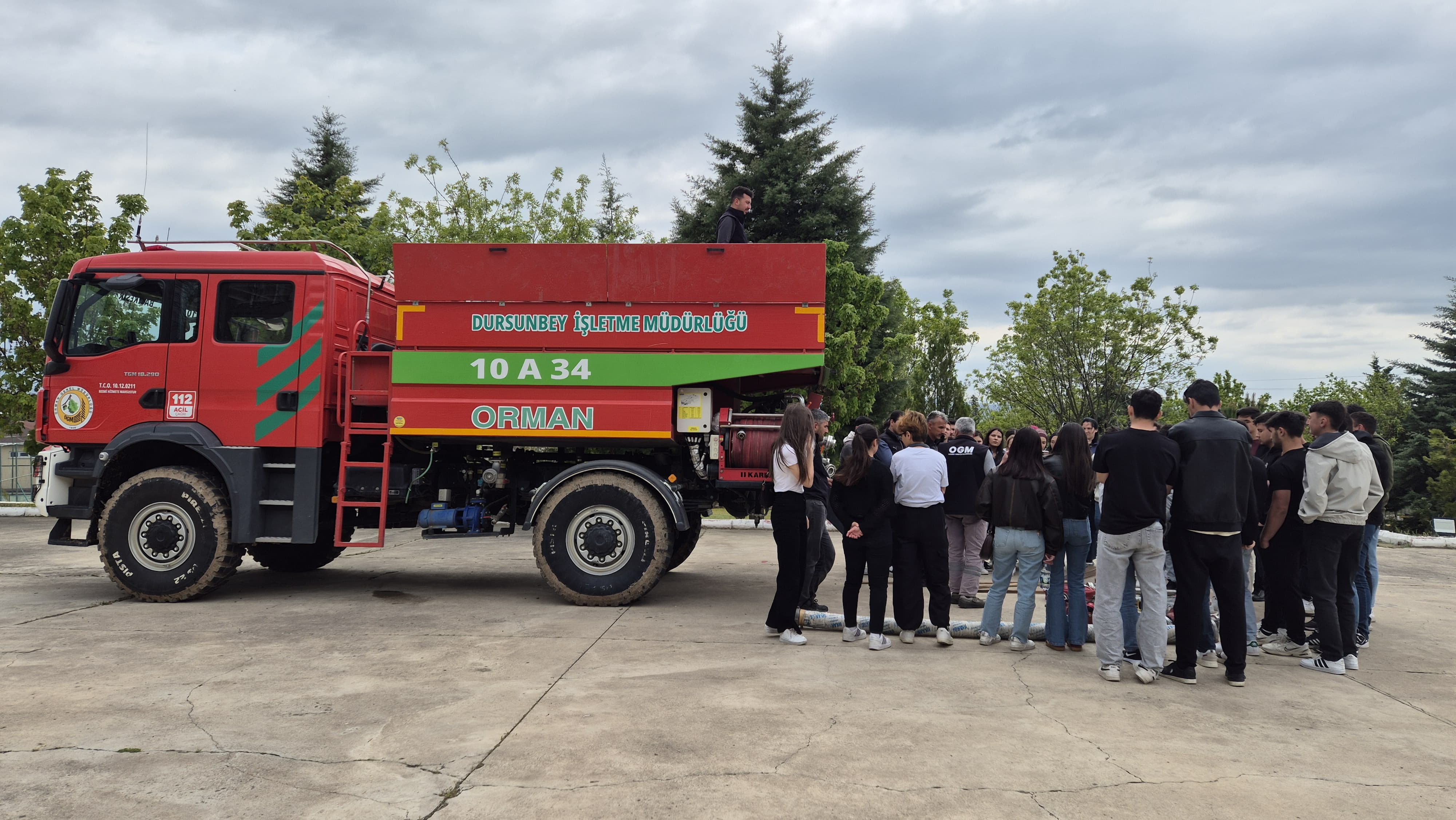 Ormancılık Bölümü Yangın Eğitiminde 1