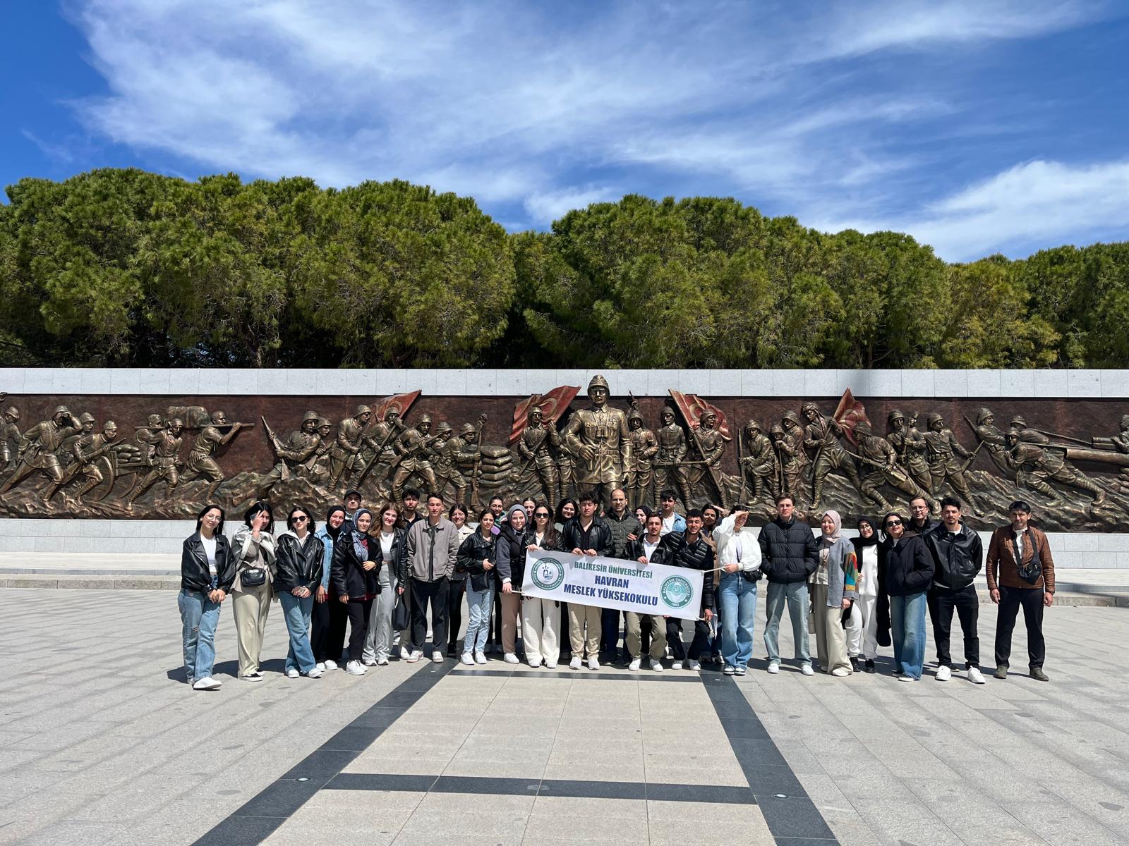 BAÜN Havran MYO Öğrencileri Zaferin İzinde: Çanakkale Şehitliği’ne Ziyaret 1