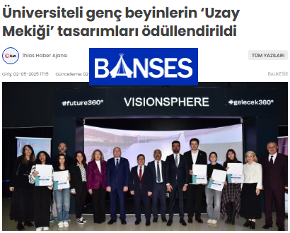 Üniversiteli genç beyinlerin "Uzay Mekiği" tasarımları ödüllendirildi.