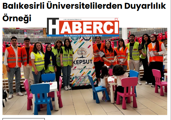 Balıkesirli Üniversitelilerden Duyarlılık Örneği.