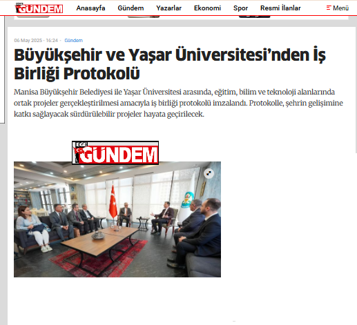 Büyükşehir ve Yaşar Üniversitesi’nden İş Birliği Protokolü