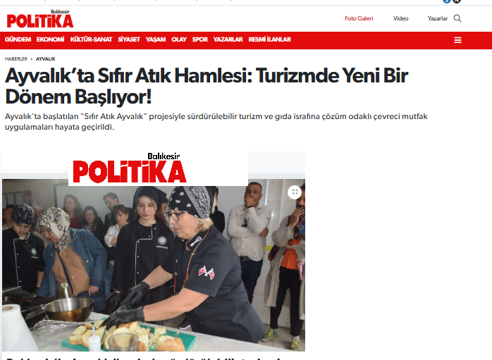 Ayvalık’ta Sıfır Atık Hamlesi: Turizmde Yeni Bir Dönem Başlıyor!