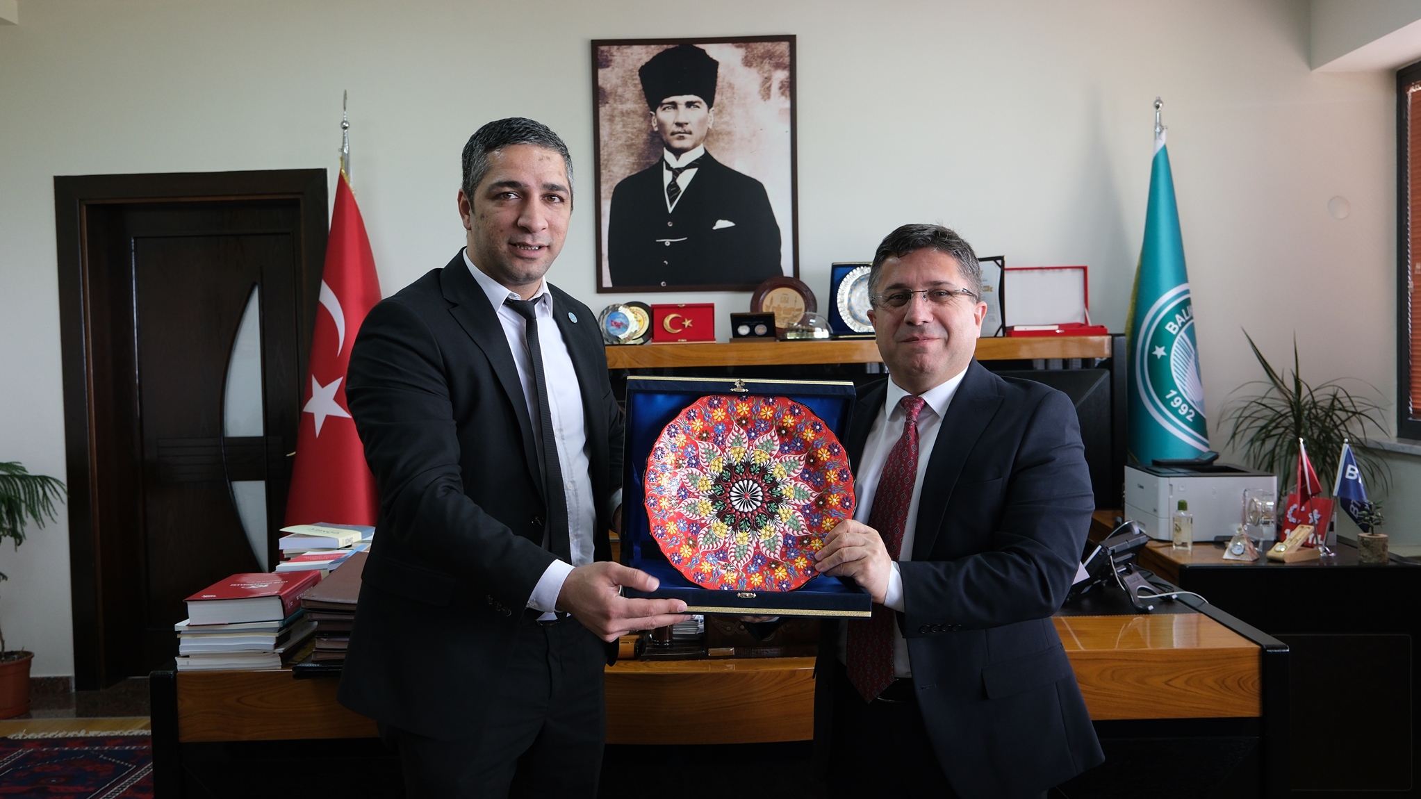 Spor Bilimleri Derneğinden BAÜN Rektörü Prof. Dr. Yücel Oğurlu’ya Teşekkür Ziyareti 3