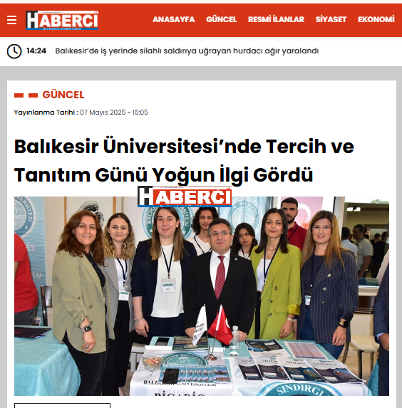 Balıkesir Üniversitesi’nde Tercih ve Tanıtım Günü Yoğun İlgi Gördü