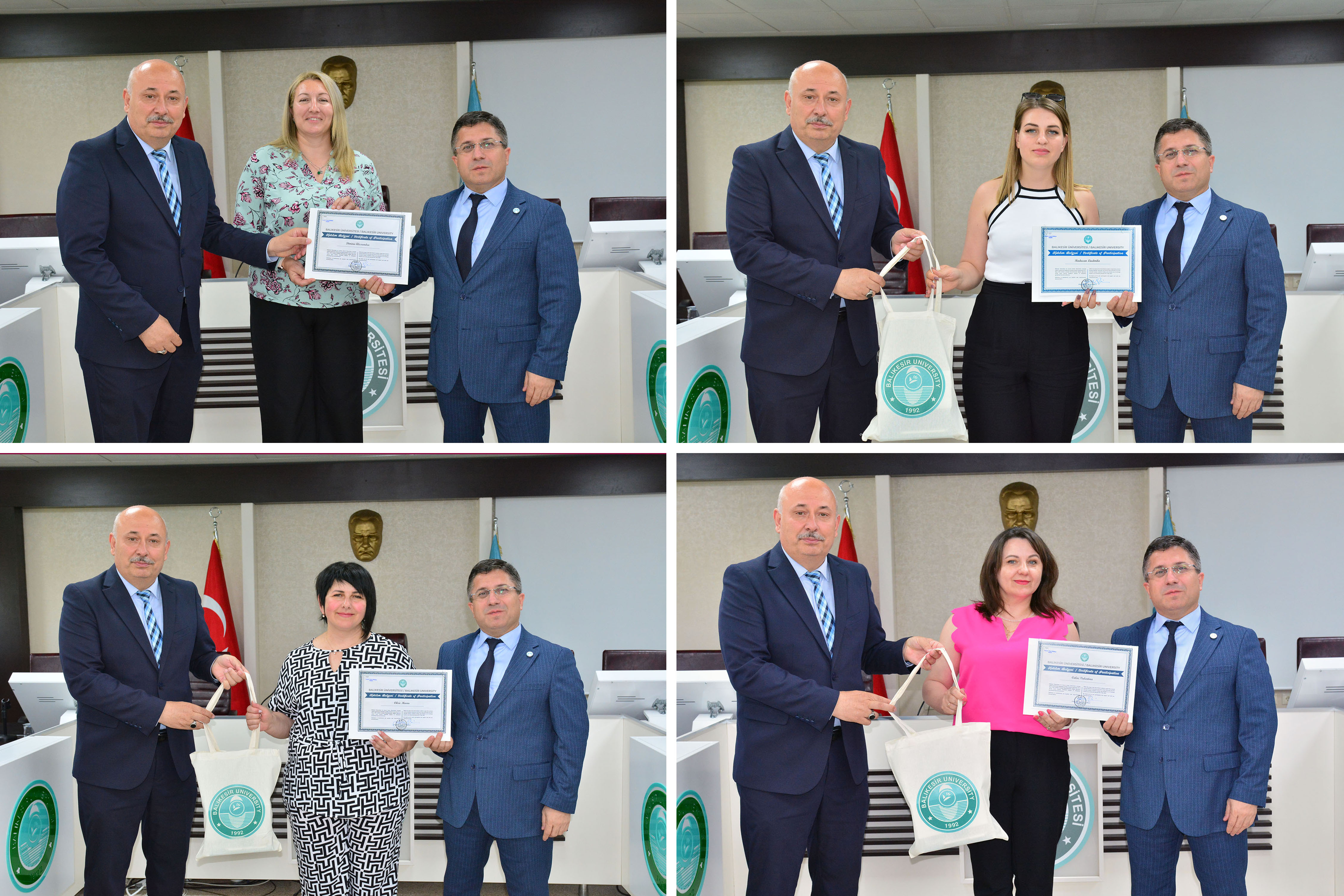 Komrat Üniversitesi Öğrencileri, Türk Dünyası Hareketliliği Programı Kapsamında BAÜN’de Sertifikalarını Aldı 3