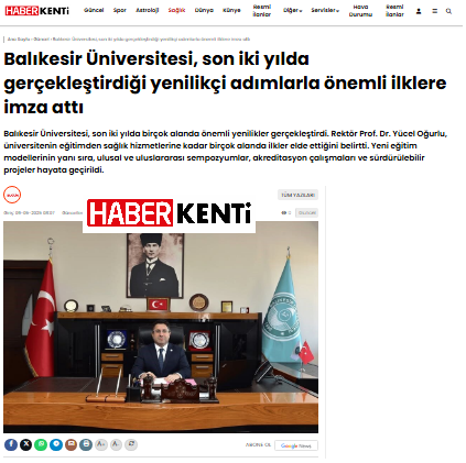 Balıkesir Üniversitesi, son iki yılda gerçekleştirdiği yenilikçi adımlarla önemli ilklere imza attı