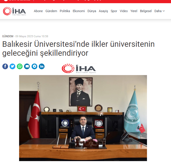 Balıkesir Üniversitesi’nde ilkler üniversitenin geleceğini şekillendiriyor