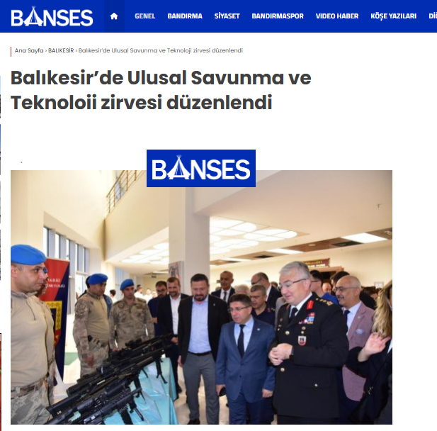 Balıkesir'de Ulusal Savunma ve Teknoloji zirvesi düzenlendi