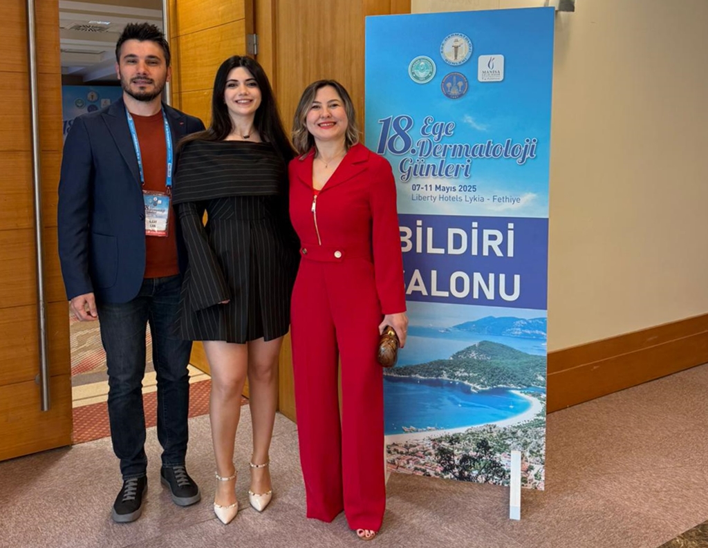 Fakültemiz Öğretim Üyeleri Prof. Dr. Fatma Arzu Kılıç, Dr. Öğr. Üyesi Pelin Hızlı ve Dr. Öğr. Üyesi İlkay Can Fethiye'de düzenlenen 18. Ege Dermatoloji Günleri Kongresi'nde Fakültemizi gururla temsil etti. 5