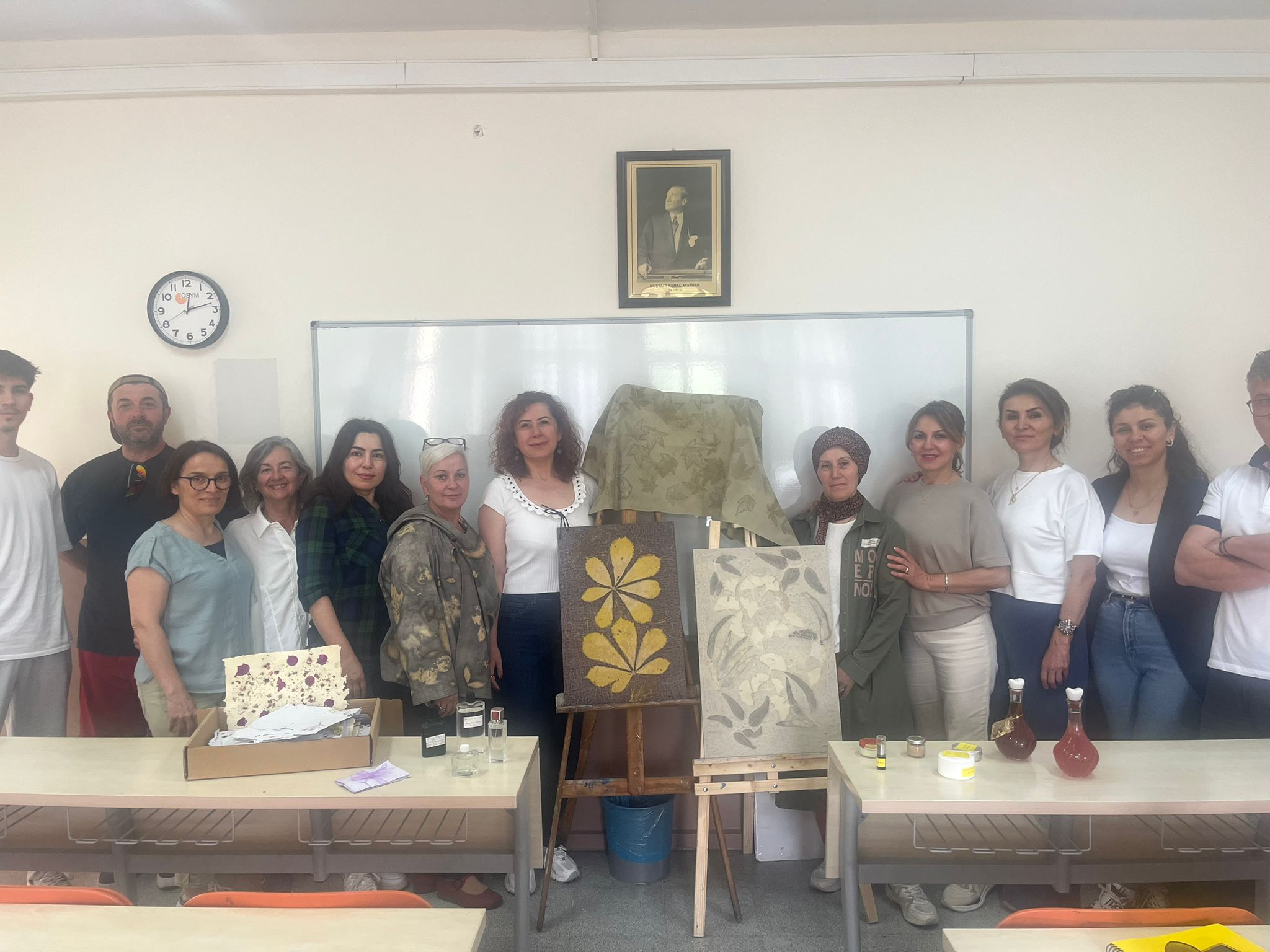 Altınoluk MYO’da Girişimcilik Dersi Ekoprint Atölyesiyle Renklendi