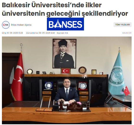 Balıkesir Üniversitesi'nde ilkler üniversitenin geleceğini şekillendiriyor.