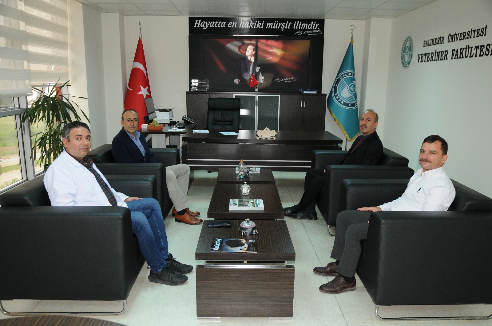 Balıkesir İl Tarım ve Orman Müdürü Sn. Dr. Hüseyin Düzgün Fakültemize iadei ziyarette bulundu