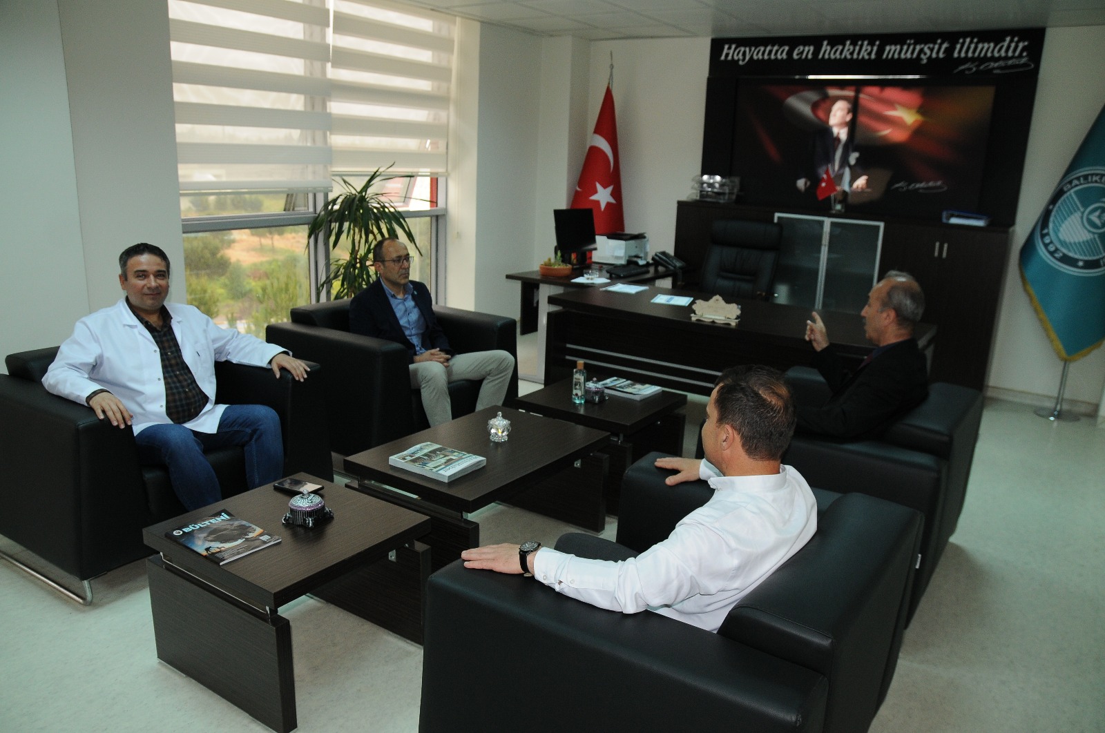 Balıkesir İl Tarım ve Orman Müdürü Sn. Dr. Hüseyin Düzgün Fakültemize iadei ziyarette bulundu 2