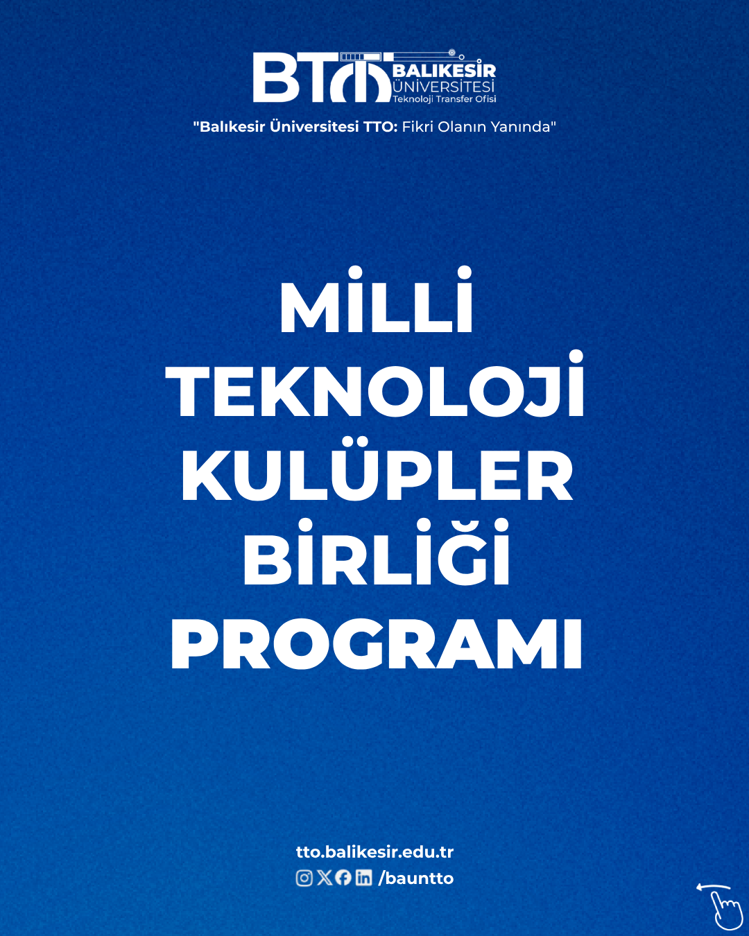 Milli Teknoloji Kulüpler Birliği Programı 1