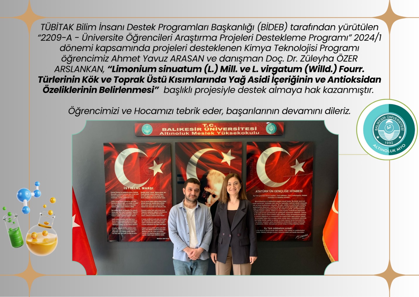 Öğrencilerimizden TÜBİTAK 2209-A Başarısı 4