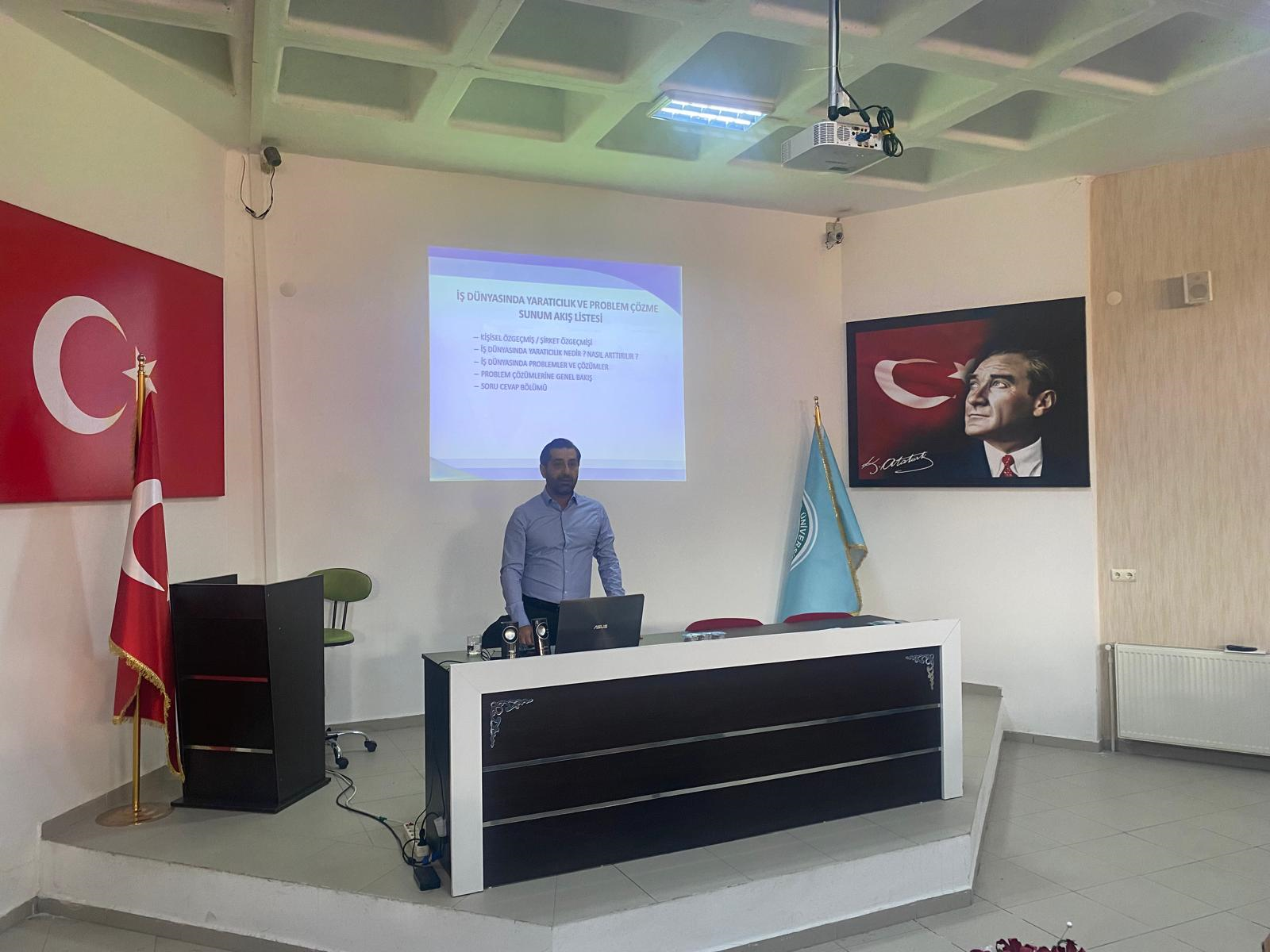 Bigadiç MYO'da Açılış Dersi 
