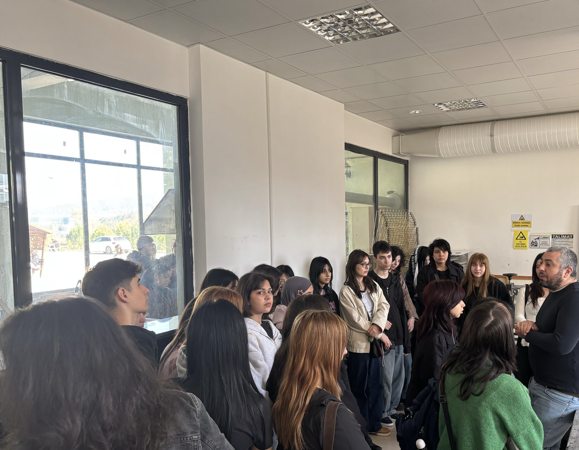 Printmaking Introduction activities were organized with the students of Ziraat Bank Fine Arts High School.