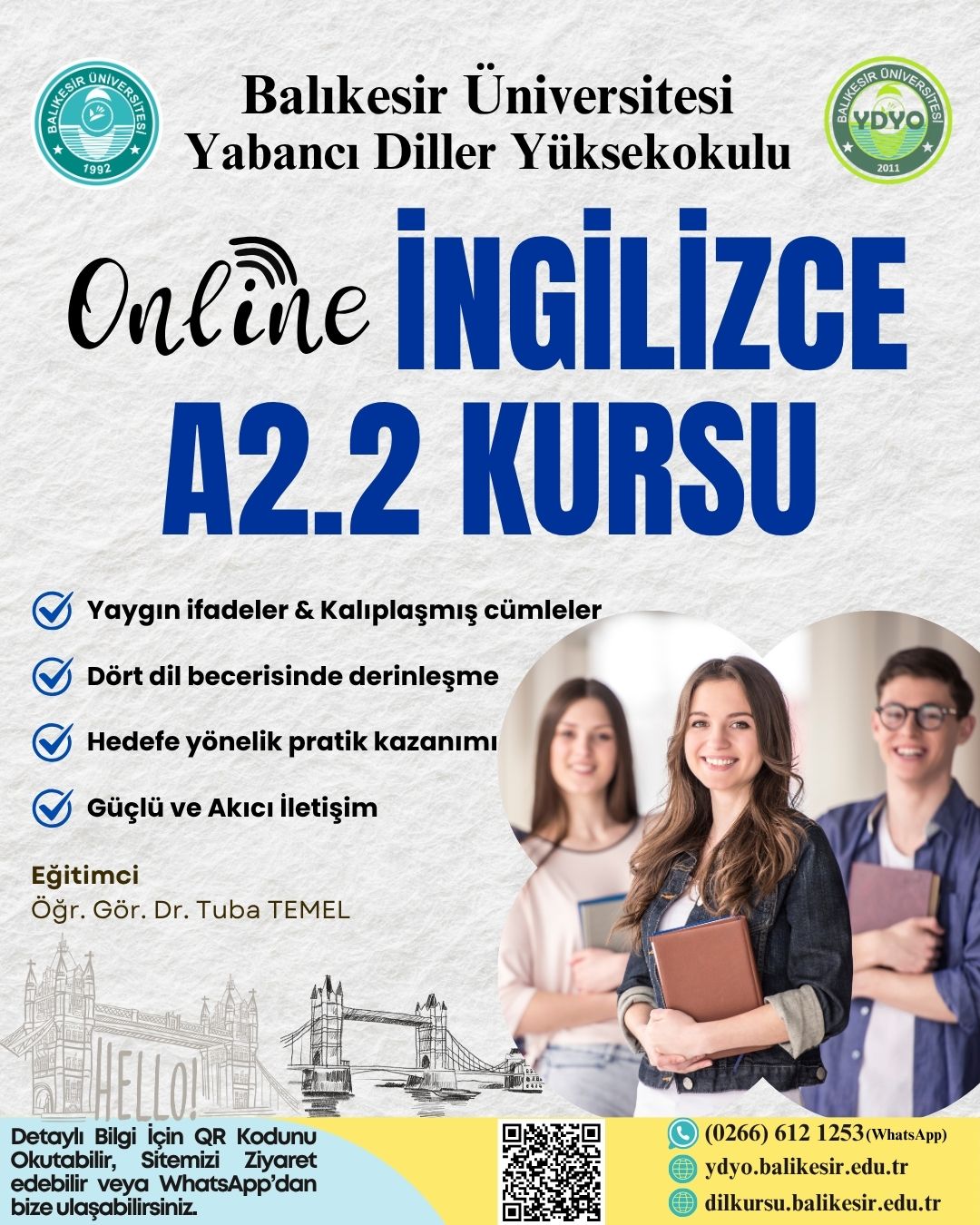  GENEL İNGİLİZCE KURSU: PRE-INTERMEDIATE (A2.2)  2