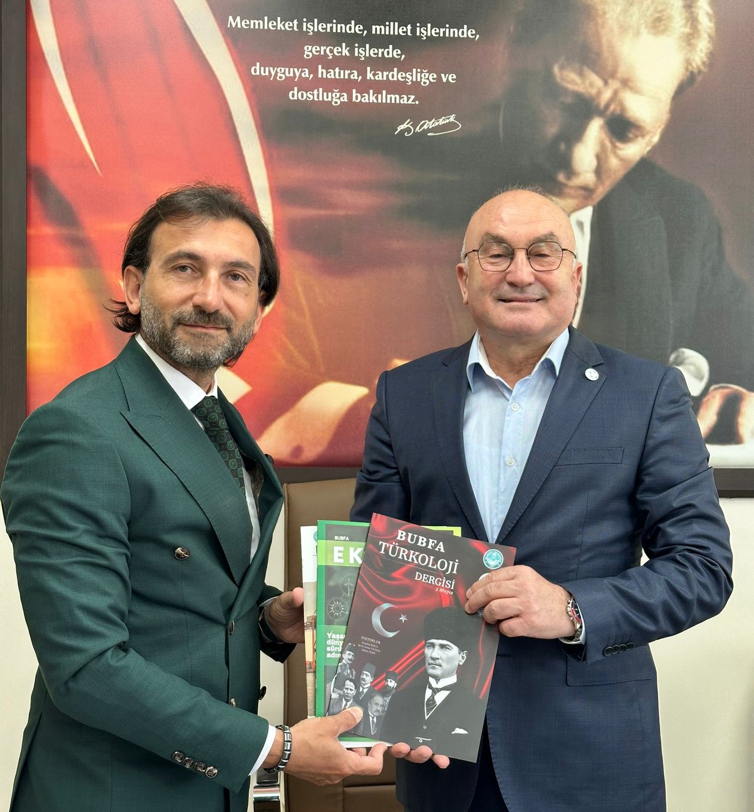 BUBFA Öğrencilerinin Hazırladığı Dergiler, Üniversite Yönetimine Takdim Edildi 2