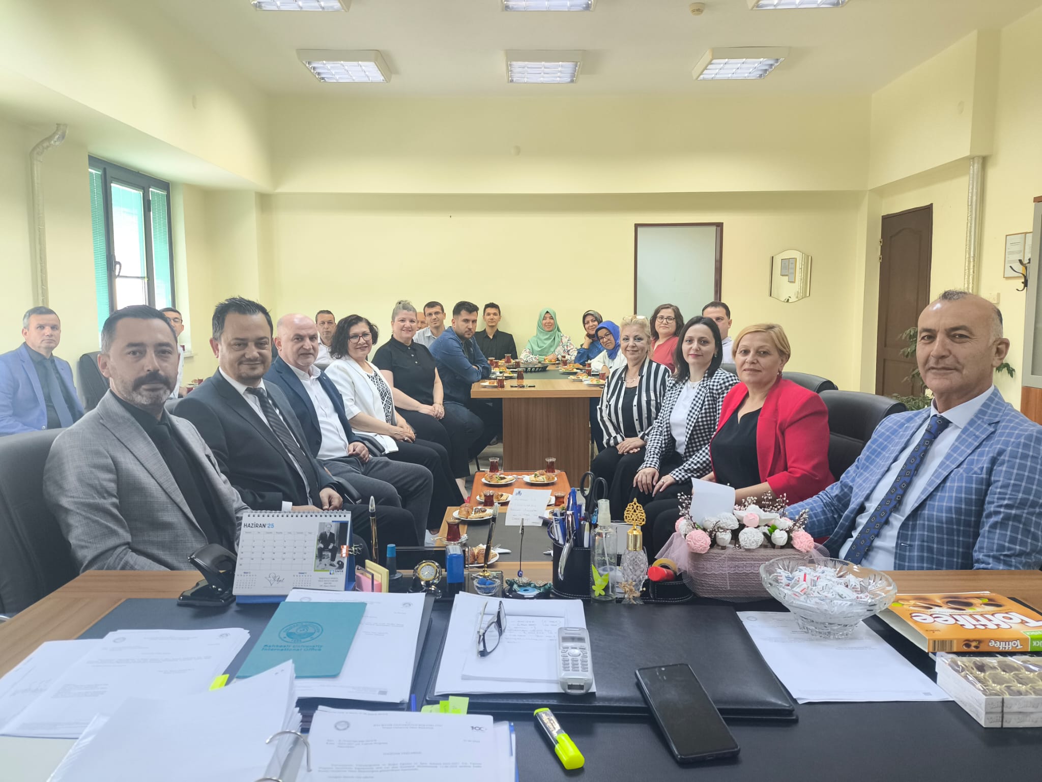 Genel Sekreterimiz ve Yardımcılarından Daire Başkanlığımıza Ziyaret