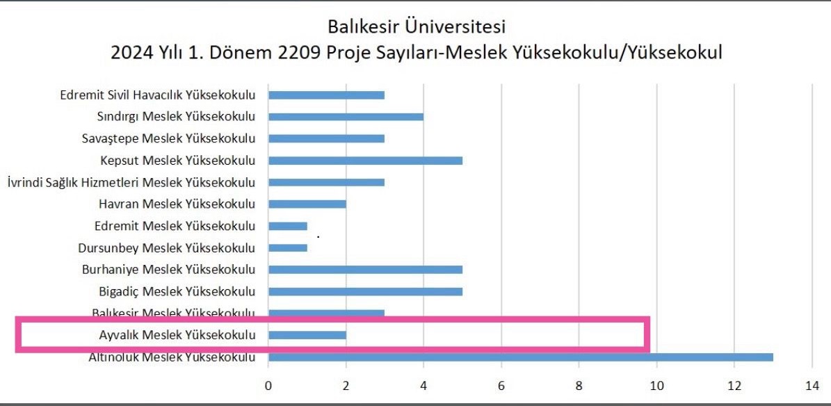 Ayvalık Meslek Yüksekokulu'ndan TÜBİTAK 2209-A Başarısı!
