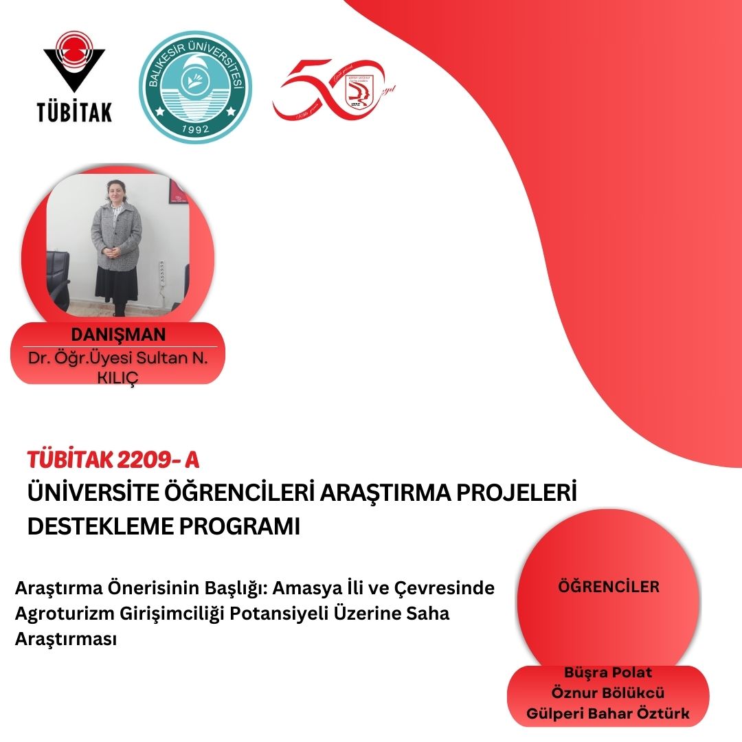 Turizm Fakültesi Öğrencilerinden TÜBİTAK 2209-A Üniversite Öğrencileri Araştırma Projesi Başarısı 4