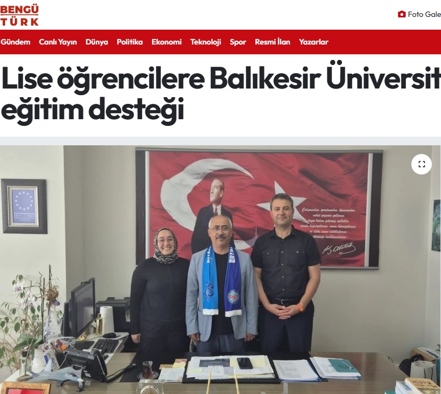 Lise öğrencilere Balıkesir Üniversitesi’nden bilimsel eğitim desteği