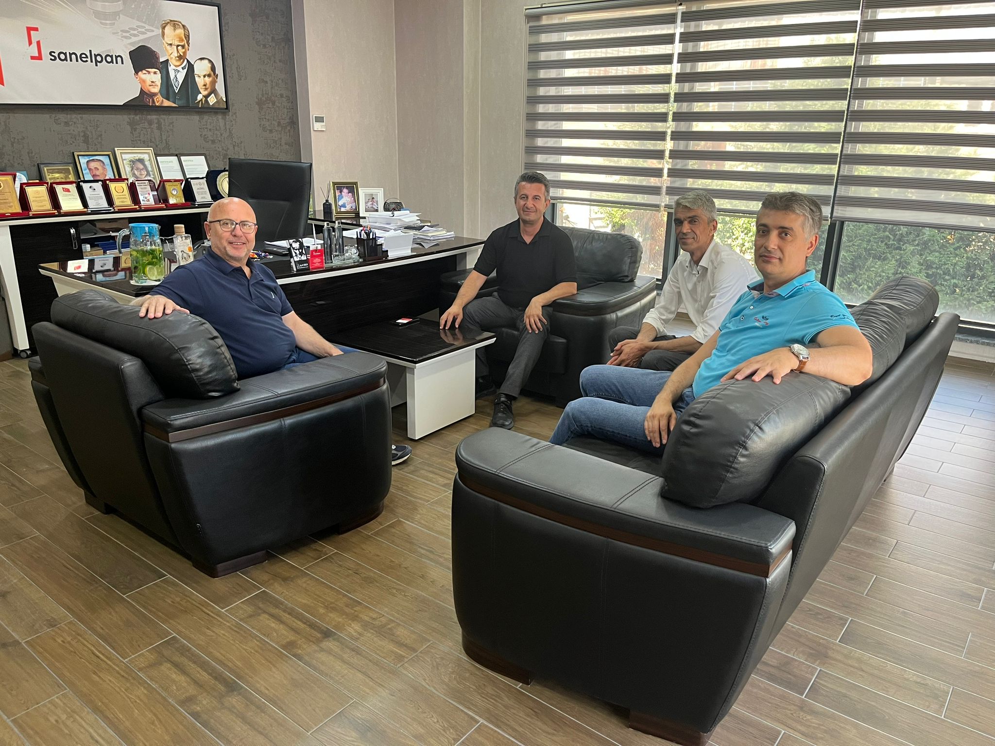 SANELPAN Elektrik Pano San. Tic. A.Ş. ile Üniversite-Sanayi İşbirliği konulu toplantı gerçekleştirildi. 2