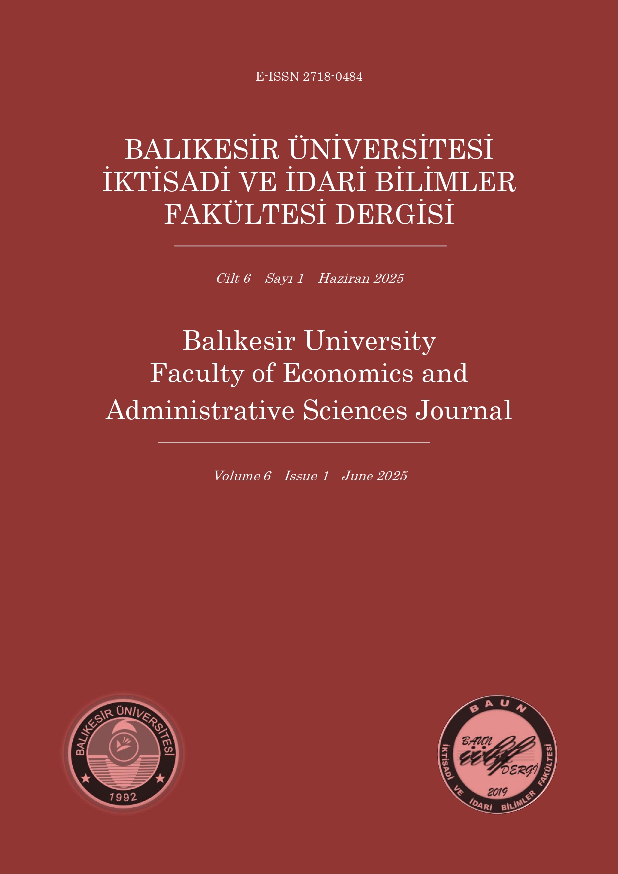 Balıkesir Üniversitesi İktisadi ve İdari Bilimler Fakültesi Dergisi'nin 2025 Haziran Sayısı Yayınlandı