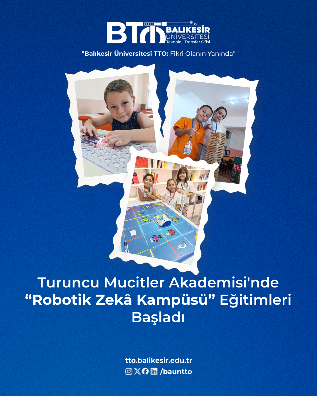 Turuncu Mucitler Akademisi'nde “Robotik Zekâ Kampüsü” Eğitimleri Başladı 1
