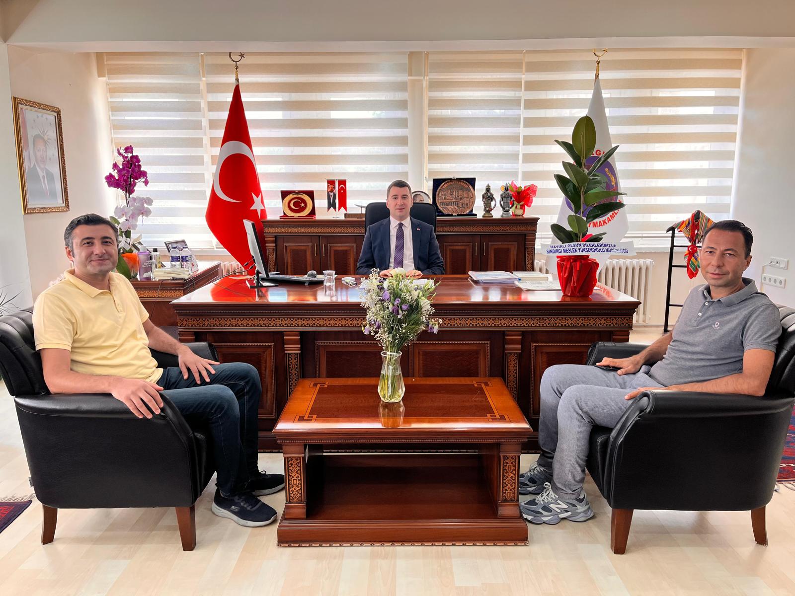 İlçemize Yeni Atanan Kaymakam Sayın Doğukan KOYUNCU'ya Ziyaret