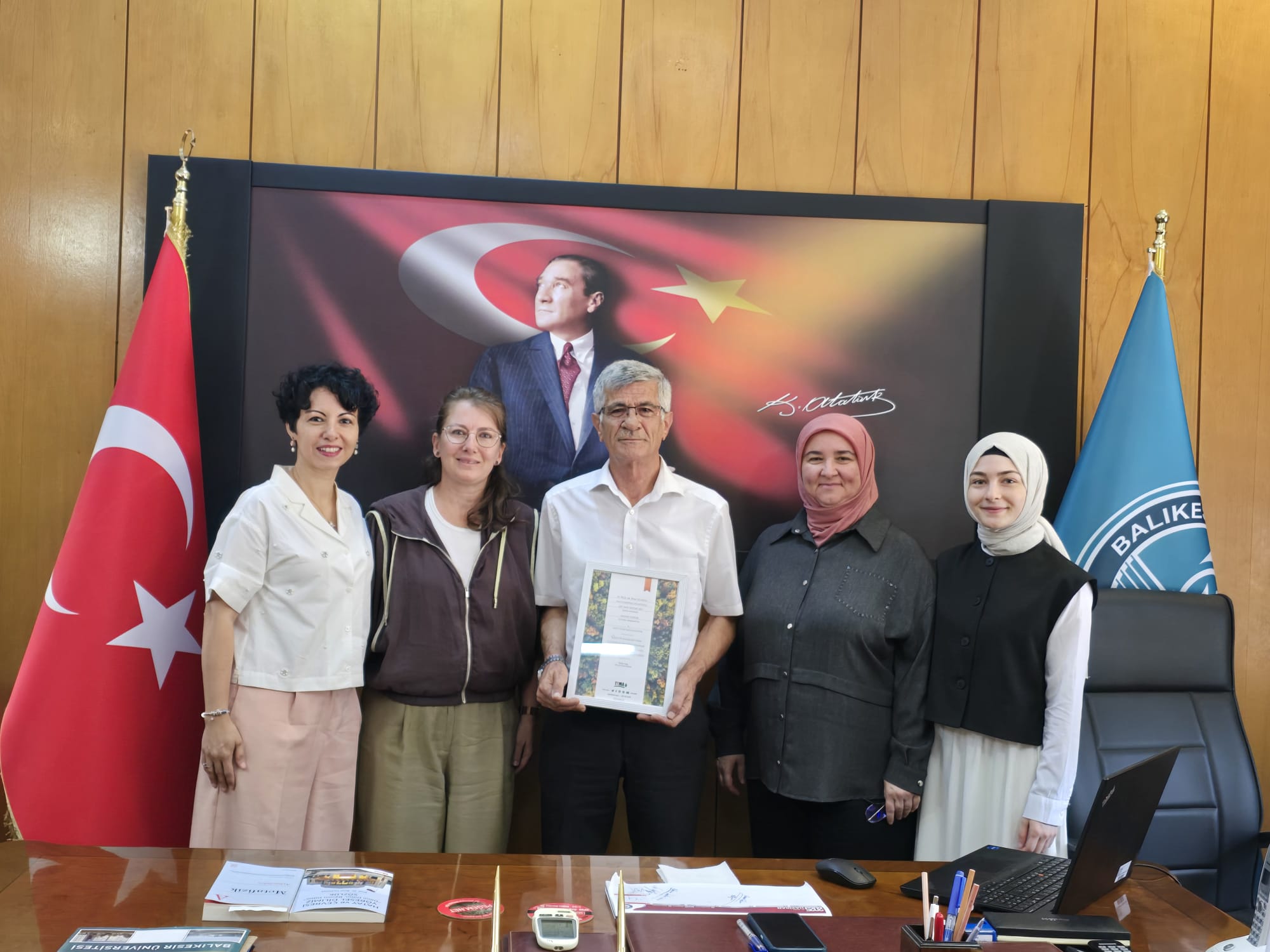 Fakültemiz Dekan ve Dekan Yardımcılarına Hayırlı Olsun Ziyareti 1