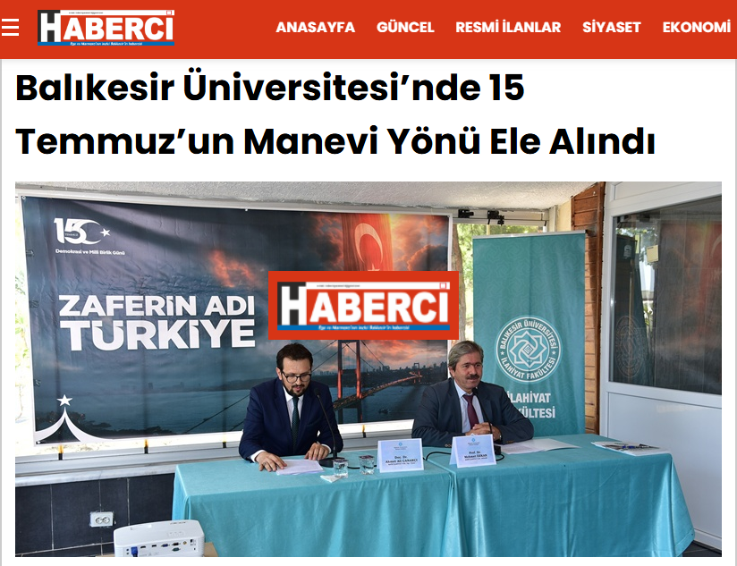 Balıkesir Üniversitesi’nde 15 Temmuz’un Manevi Yönü Ele Alındı