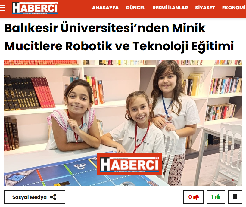 Balıkesir Üniversitesi’nden Minik Mucitlere Robotik ve Teknoloji Eğitimi