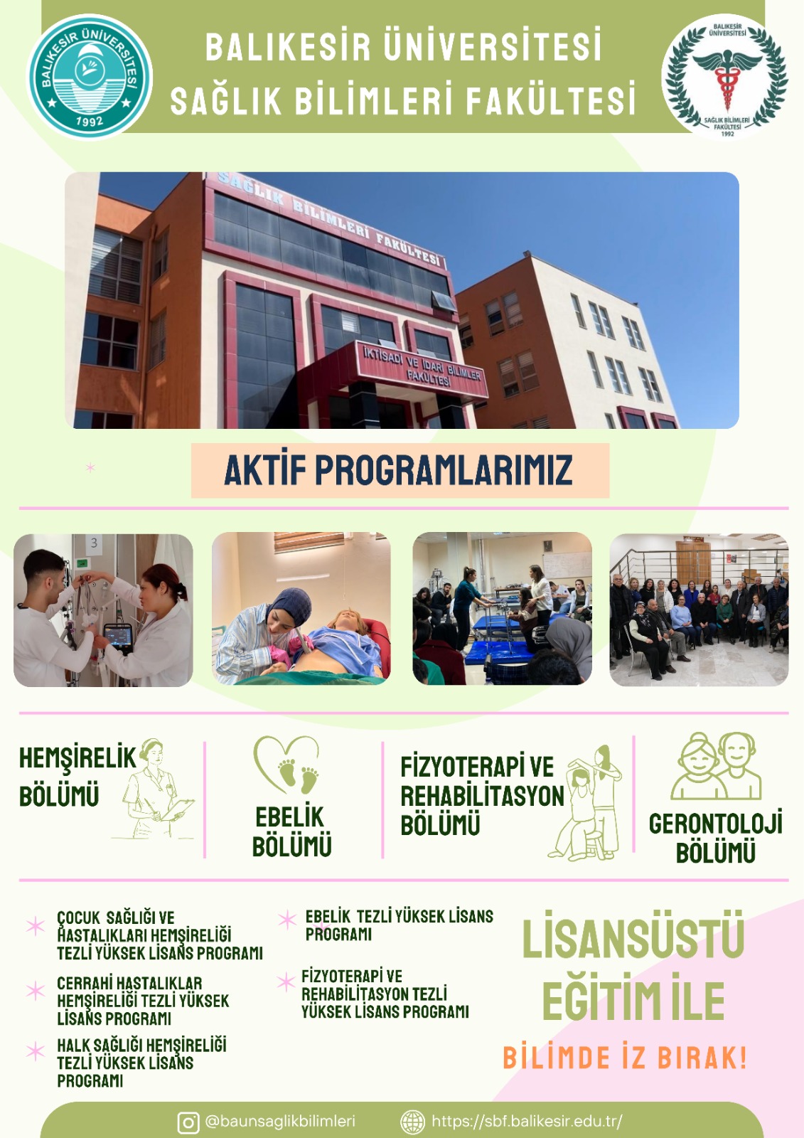 Sağlık Bilimleri Fakültesi Tanıtım Broşürü 2